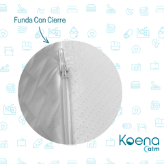Almohada  antirreflujo con funda con cierre koena_oferta