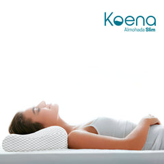 Cómoda Almohada Cervical Ortopédica de Memory Foam I Ayuda a la circulación I Alivia la Tensión de Cervicales I Mejora la Calidad del Sueño I Con Tecnología Termo Activa, ¡esto permite que sea fresca!