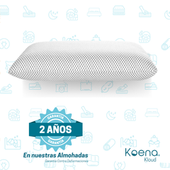 Almohada Koena® Kloud Memory Foam | Funda Lavable | Hipoalergénica | Tamaño Estándar