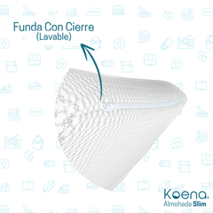 Almohada de Memory Foam Koena® Slim