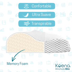 Almohada de Memory Foam Koena® Slim