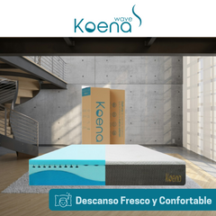 Colchón de Espuma Memory Foam con Firmeza: Media Suave I Altura:25cm I Espuma con cortes curvos que proporcionan apoyo adicional en 7 partes específicas del cuerpo y cortes internos para descansar fresco I Evita transferencia de Movimiento I Funda con Cierre I Anti-Ácaros I Hipoalergénica