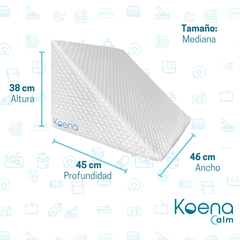 almohada antirreflujo  medida koena mediana
