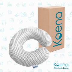 Almohada de Viaje Koena® Curve  | Compacta y Suave | Soporte Ergonómico