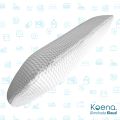 OFERTA 2x $770 Almohadas  Koena® Kloud de Memory Foam | Funda Lavable | Hipoalergénica | Tamaño Estándar