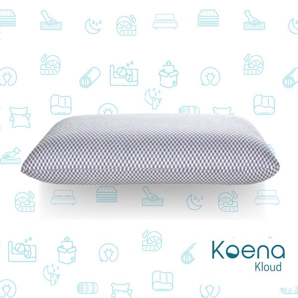 Almohada Koena │ Memory Foam │Funda Lavable │ Hipoalergénica │ Fresca