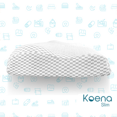 Cómoda Almohada Cervical Ortopédica de Memory Foam I Ayuda a la circulación I Alivia la Tensión de Cervicales I Mejora la Calidad del Sueño I Con Tecnología Termo Activa, ¡esto permite que sea fresca!