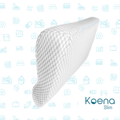 Cómoda Almohada Cervical Ortopédica de Memory Foam I Ayuda a la circulación I Alivia la Tensión de Cervicales I Mejora la Calidad del Sueño I Con Tecnología Termo Activa, ¡esto permite que sea fresca!