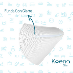 Comoda Almohada Cervical Ortopédica de Memory Foam I Ayuda a la circulación I Alivia la Tensión de Cervicales I Mejora la Calidad del Sueño I Con Tecnología Termo Activa, ¡esto permite que sea fresca!