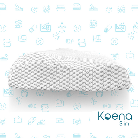 Cómoda Almohada Cervical Ortopédica de Memory Foam I Ayuda a la circulación I Alivia la Tensión de Cervicales I Mejora la Calidad del Sueño I Con Tecnología Termo Activa, ¡esto permite que sea fresca!