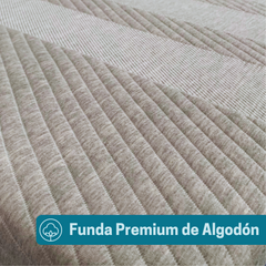 Colchón de Espuma Koena con Firmeza Semi Firme I Altura 25cm I colchon de Espuma de alta tecnología que da soporte I Libera Puntos de Presión I Evita transferencia de Movimiento I Funda con Cierre I Anti-Ácaros I Hipoalergénica