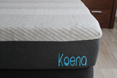 Paquete de 3 colchones koena Soft Sensitive 1 queen size y 2 individuales + 6 almohadas kloud de regalo